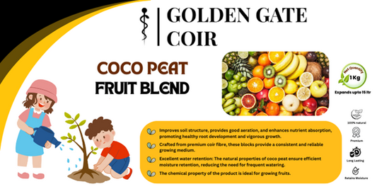 Coco Peat Block - Fruit blend -1kg block - 15ltr