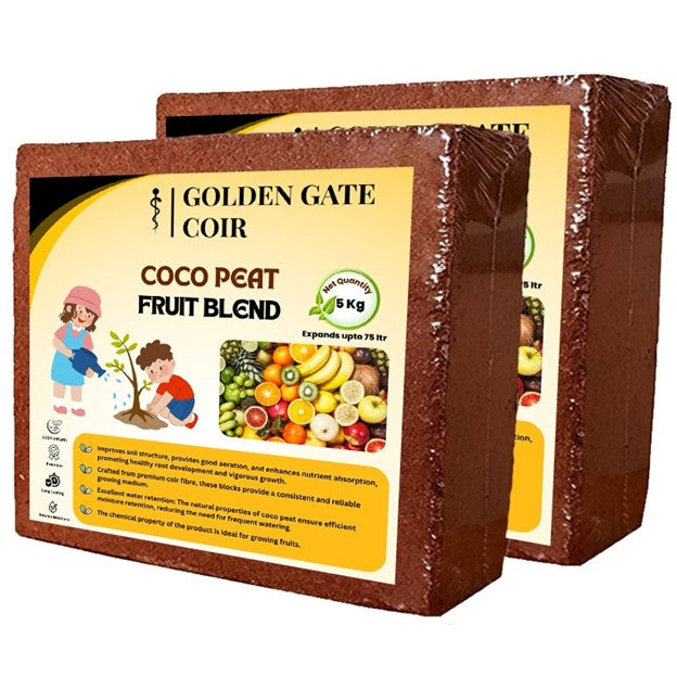 Coco Peat Block - Fruit Blend - 5kg block - 75ltr